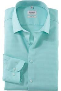 OLYMP Level Five Body Fit Hemd mint, Faux-uni