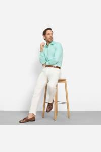 OLYMP Level Five Body Fit Hemd mint, Faux-uni