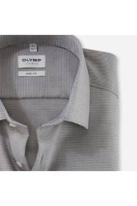 OLYMP Level Five Body Fit Hemd oliv, Faux-uni