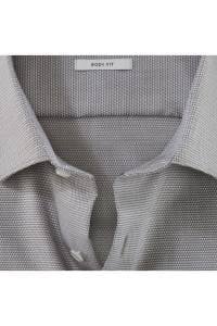 OLYMP Level Five Body Fit Hemd oliv, Faux-uni