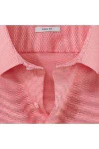 OLYMP Level Five Body Fit Hemd koralle, Faux-uni