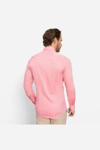 OLYMP Level Five Body Fit Hemd koralle, Faux-uni