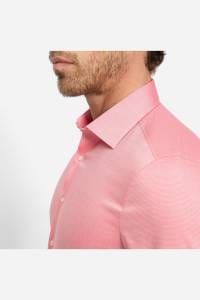 OLYMP Level Five Body Fit Hemd koralle, Faux-uni