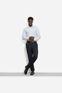 OLYMP Level Five Garment Washed Body Fit Hemd bleu, Gestreift