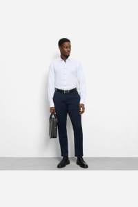 OLYMP Level Five Body Fit Hemd weiss, Faux-uni