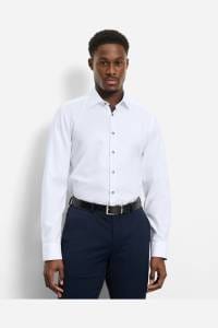 OLYMP Level Five Body Fit Hemd weiss, Faux-uni