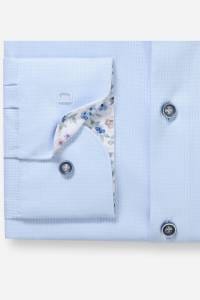 OLYMP Level Five Body Fit Hemd bleu, Faux-uni