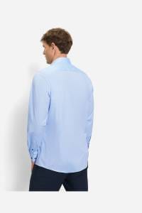 OLYMP Level Five Body Fit Hemd bleu, Faux-uni