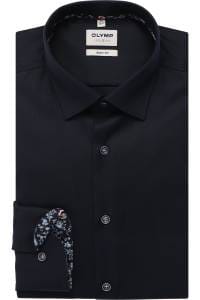 OLYMP Level Five Body Fit Hemd marine, Faux-uni