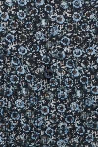 OLYMP Level Five Garment Washed Body Fit Hemd marine, Bedruckt