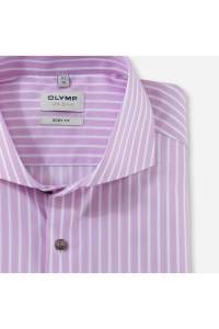 OLYMP Level Five Body Fit Hemd pink, Gestreift