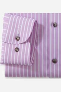 OLYMP Level Five Body Fit Hemd pink, Gestreift
