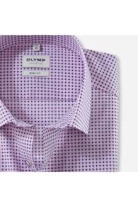 OLYMP Level Five Body Fit Hemd pink, Bedruckt