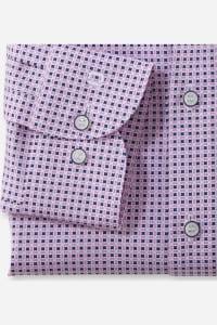 OLYMP Level Five Body Fit Hemd pink, Bedruckt