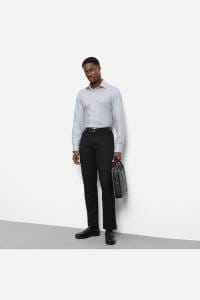 OLYMP Level Five Body Fit Hemd silbergrau, Blumen