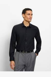 OLYMP Level Five Body Fit Hemd schwarz, Blumen