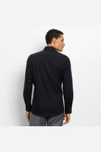 OLYMP Level Five Body Fit Hemd schwarz, Blumen