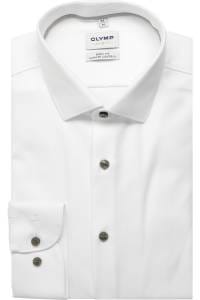 OLYMP Level Five Performance Climate Control Body Fit Hemd weiss, Faux-uni