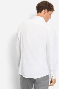OLYMP Level Five Performance Climate Control Body Fit Hemd weiss, Faux-uni