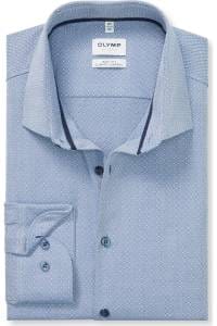 OLYMP Level Five Performance Climate Control Body Fit Hemd marine, Faux-uni