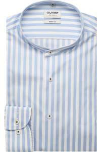 OLYMP Level Five Body Fit Hemd bleu, Gestreift