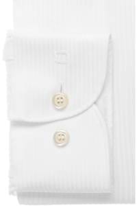 OLYMP Level Five Body Fit Hemd weiss, Gestreift