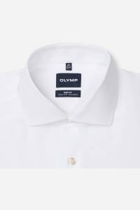 OLYMP Level Five Body Fit Hemd weiss, Gestreift