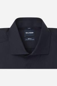OLYMP Level Five Body Fit Hemd marine, Gestreift