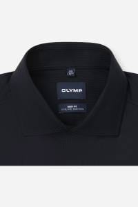 OLYMP Level Five Body Fit Hemd schwarz, Gestreift