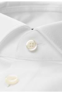 OLYMP Japanese Knitted Body Fit Jerseyhemd weiss, Einfarbig