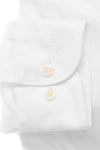 OLYMP Japanese Knitted Body Fit Jerseyhemd weiss, Einfarbig