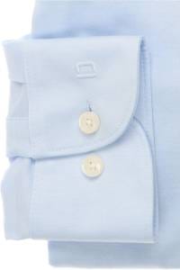 OLYMP Japanese Knitted Body Fit Jerseyhemd bleu, Einfarbig