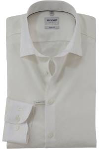 OLYMP Level Five Body Fit Hemd hellbeige, Bedruckt
