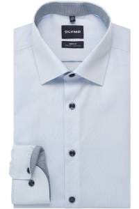 OLYMP Level Five Body Fit Hemd bleu, Einfarbig