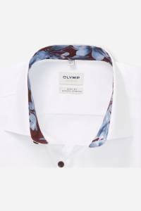 OLYMP Level Five Body Fit Hemd weiss, Einfarbig
