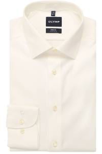 OLYMP Level Five Body Fit Cover Shirt Hemd ecru, Einfarbig