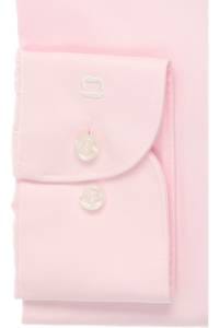 OLYMP Level Five Body Fit Cover Shirt Hemd hellrose, Einfarbig