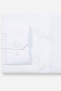 OLYMP No. Six Super Slim Hemd weiss, Einfarbig