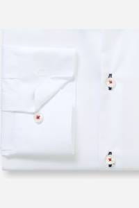 OLYMP No. Six Super Slim Hemd weiss, Einfarbig