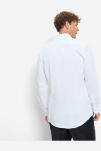 OLYMP No. Six Super Slim Hemd weiss, Einfarbig
