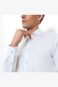 OLYMP No. Six Super Slim Hemd weiss, Einfarbig