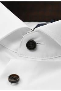 OLYMP No. Six Super Slim Hemd weiss, Einfarbig