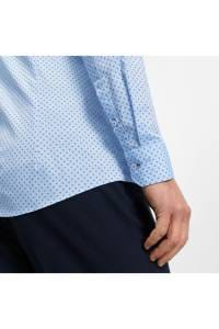OLYMP No. Six Super Slim Hemd bleu, Bedruckt