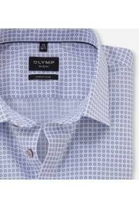 OLYMP No. Six Super Slim Hemd rose, Bedruckt