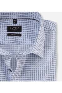 OLYMP No. Six Super Slim Hemd weiss, Bedruckt