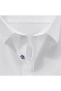 OLYMP No. Six Super Slim Hemd rauchblau, Einfarbig