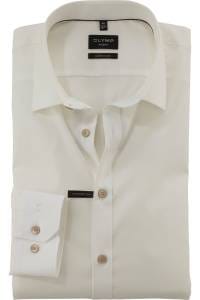 OLYMP No. Six Super Slim Hemd hellbeige, Einfarbig