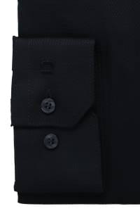 OLYMP No. Six Super Slim Hemd marine, Faux-uni