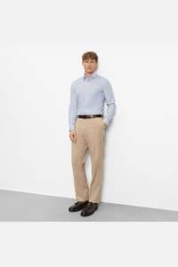 OLYMP No. Six Super Slim Hemd silbergrau, Faux-uni