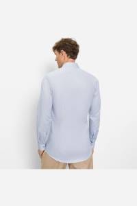 OLYMP No. Six Super Slim Hemd silbergrau, Faux-uni
